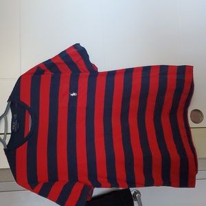 Polo by Ralph Lauren Size L Red Navy Tee Shirt